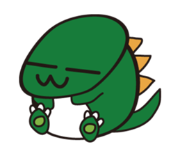 Dinosaur stamp sticker #1953518