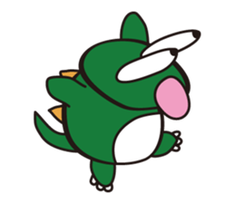 Dinosaur stamp sticker #1953520