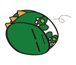 Dinosaur stamp sticker #1953521