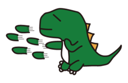 Dinosaur stamp sticker #1953524