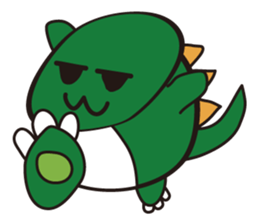 Dinosaur stamp sticker #1953525