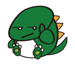 Dinosaur stamp sticker #1953526