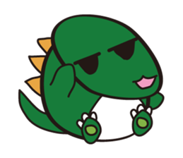 Dinosaur stamp sticker #1953528