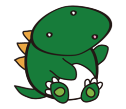 Dinosaur stamp sticker #1953529