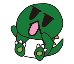 Dinosaur stamp sticker #1953531