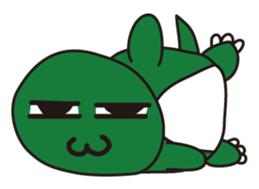 Dinosaur stamp sticker #1953532