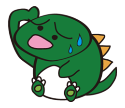 Dinosaur stamp sticker #1953534