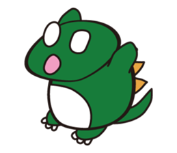 Dinosaur stamp sticker #1953541