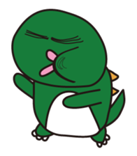 Dinosaur stamp sticker #1953548