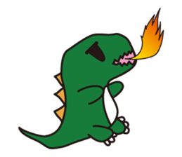 Dinosaur stamp sticker #1953550