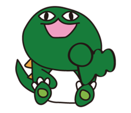 Dinosaur stamp sticker #1953553