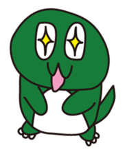 Dinosaur stamp sticker #1953555