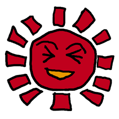 Sun, clouds, moon and rain