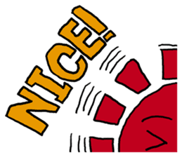 Sun, clouds, moon and rain sticker #1953757