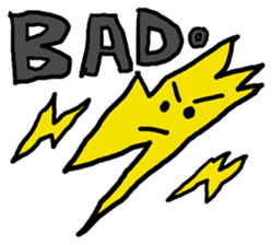 Sun, clouds, moon and rain sticker #1953762