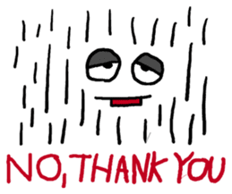 Sun, clouds, moon and rain sticker #1953765