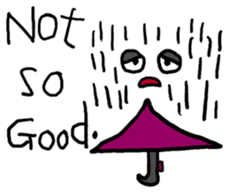 Sun, clouds, moon and rain sticker #1953773