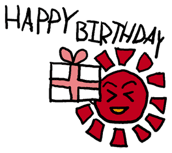 Sun, clouds, moon and rain sticker #1953779