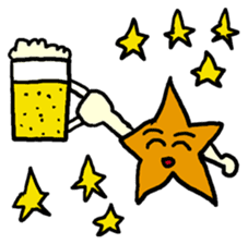 Sun, clouds, moon and rain sticker #1953780