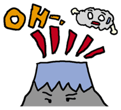 Sun, clouds, moon and rain sticker #1953785