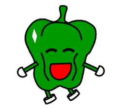 Green pepper daddy sticker #1953957