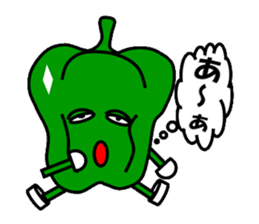 Green pepper daddy sticker #1953960
