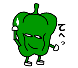 Green pepper daddy sticker #1953962