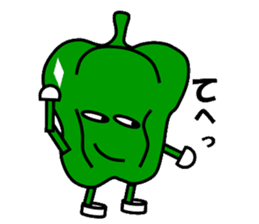 Green pepper daddy sticker #1953962