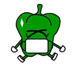 Green pepper daddy sticker #1953965