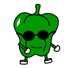 Green pepper daddy sticker #1953966