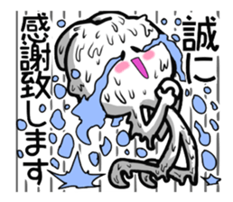 Rabbit to work hard sticker #1954036