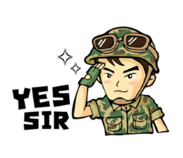 Hearty & Happy Soldier sticker #1954321