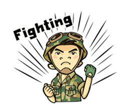 Hearty & Happy Soldier sticker #1954322