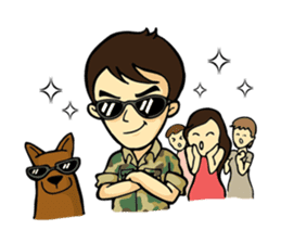 Hearty & Happy Soldier sticker #1954333