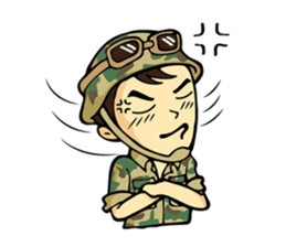 Hearty & Happy Soldier sticker #1954336