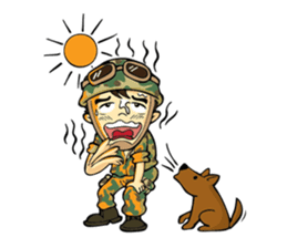 Hearty & Happy Soldier sticker #1954339