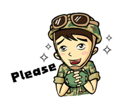 Hearty & Happy Soldier sticker #1954346