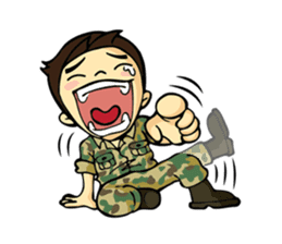 Hearty & Happy Soldier sticker #1954355