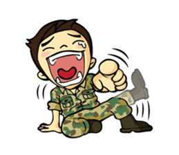 Hearty & Happy Soldier sticker #1954355