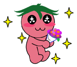 Lovely tomato -3 sticker #1954486
