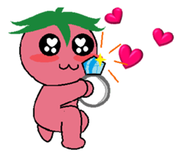 Lovely tomato -3 sticker #1954487