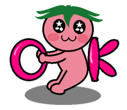 Lovely tomato -3 sticker #1954489