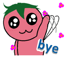 Lovely tomato -3 sticker #1954494