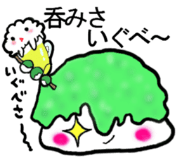 "Zunda rice cake" of Sendai-JAPAN- sticker #1954687
