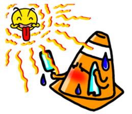 Cool traffic cone sticker #1955078