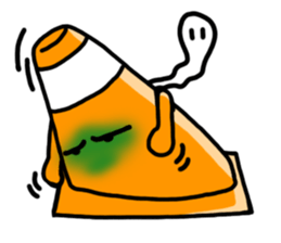 Cool traffic cone sticker #1955080