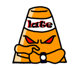 Cool traffic cone sticker #1955101