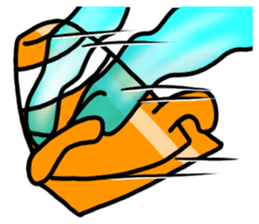 Cool traffic cone sticker #1955116