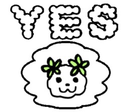 Fluffy,a fluff of clouds sticker #1955241