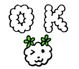 Fluffy,a fluff of clouds sticker #1955243